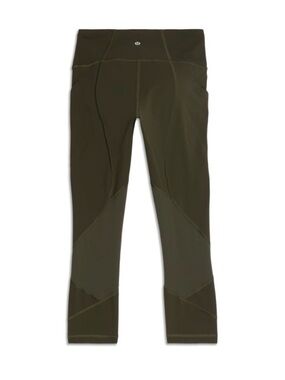 Lululemon Olive Green High-Waist leggings
